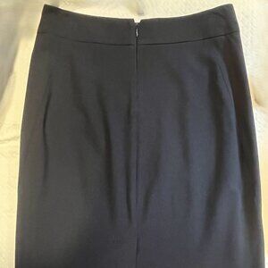 Theory - Navy Blue - Stretch Wool Pencil Skirt - Size 4